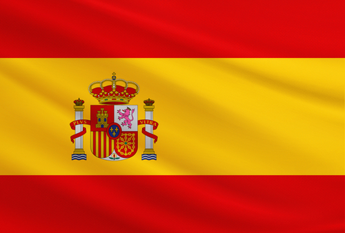 Spain,Flag,With,Fabric,Texture